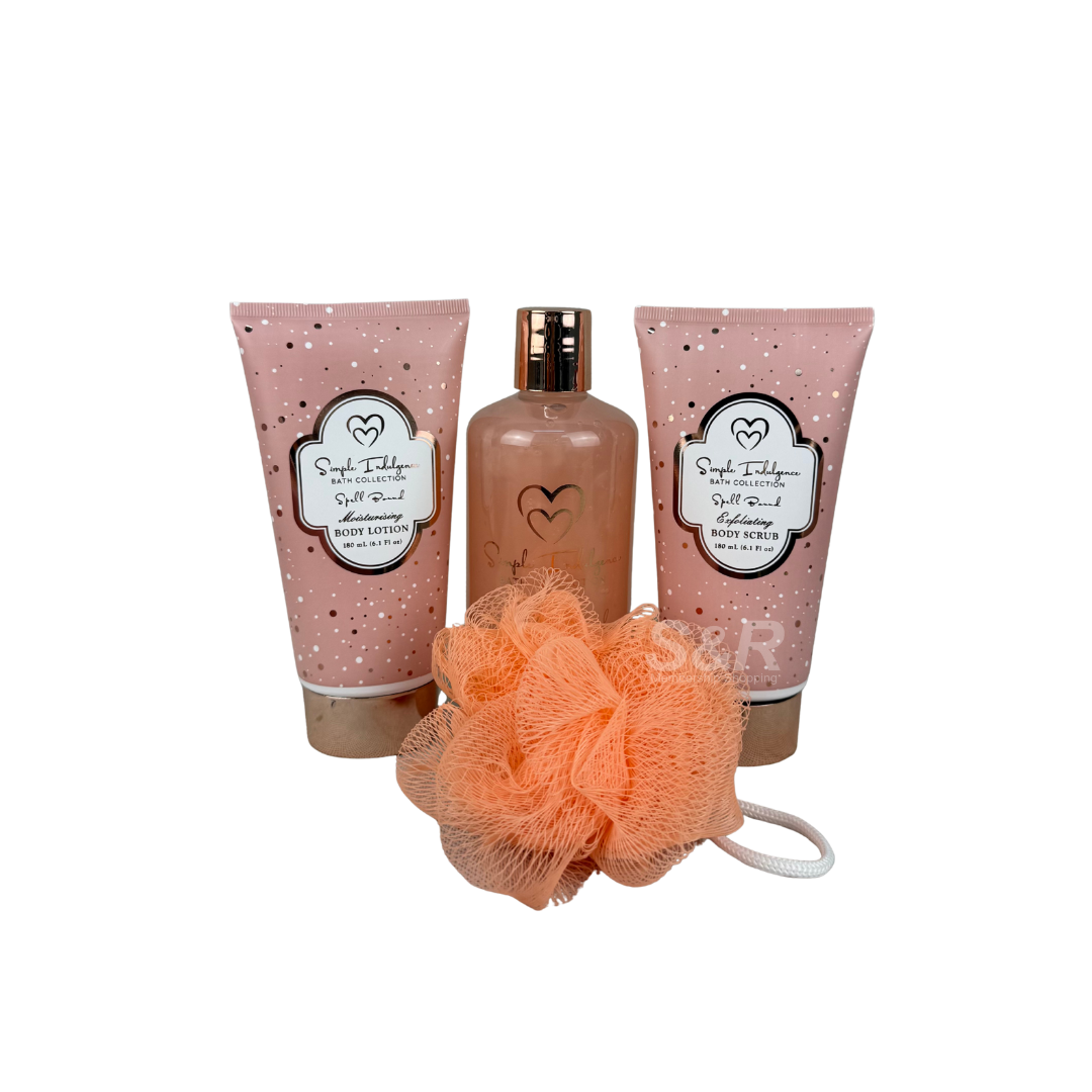 Simple Indulgence Bath Gift Set in Heart Box